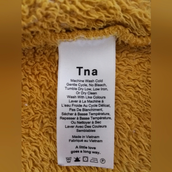 TNA fluffy fleece jacket hoodie - Picture 3 of 3